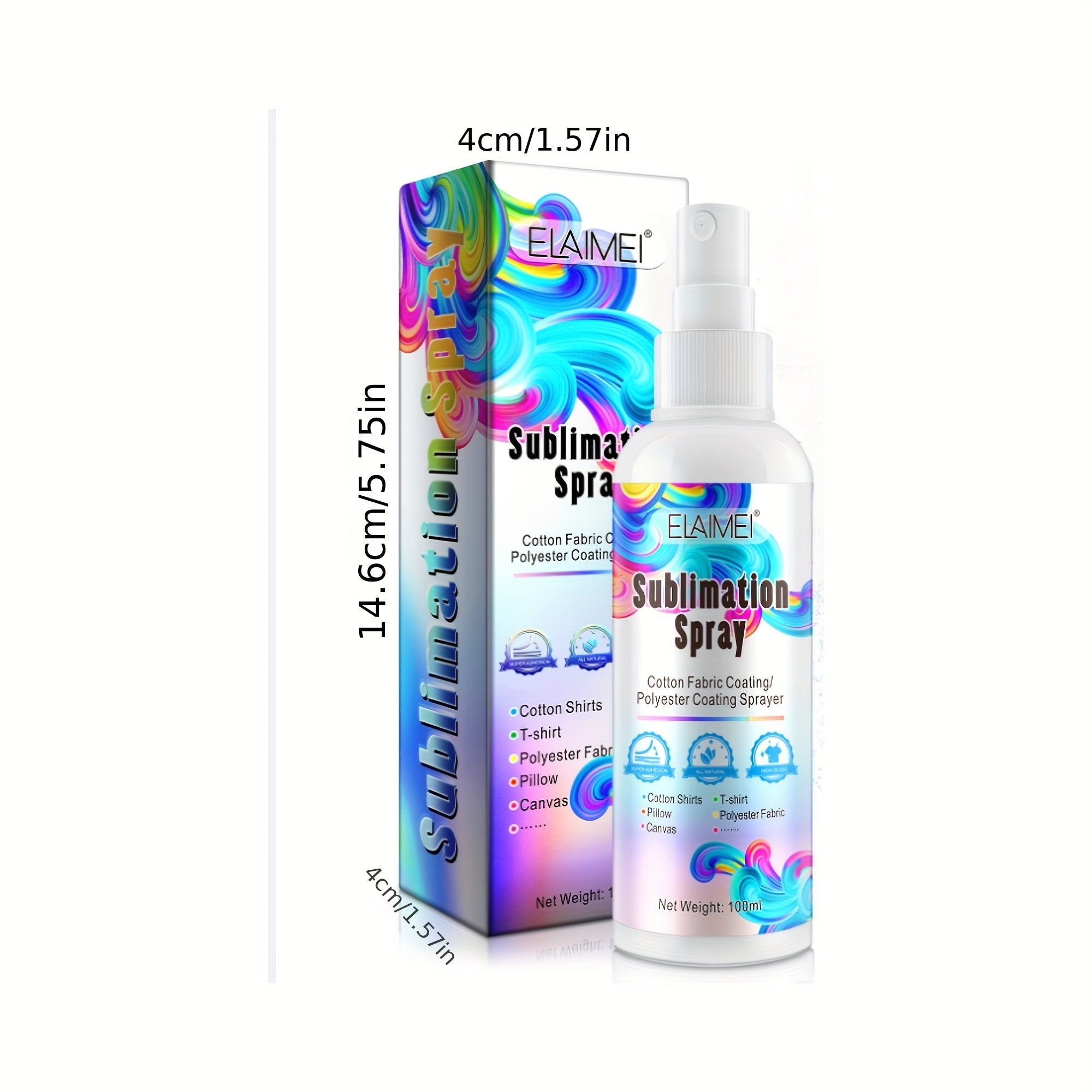 DIY Cotton Fabric Sublimation Coating Spray Self Drying Baking Coating Liquid