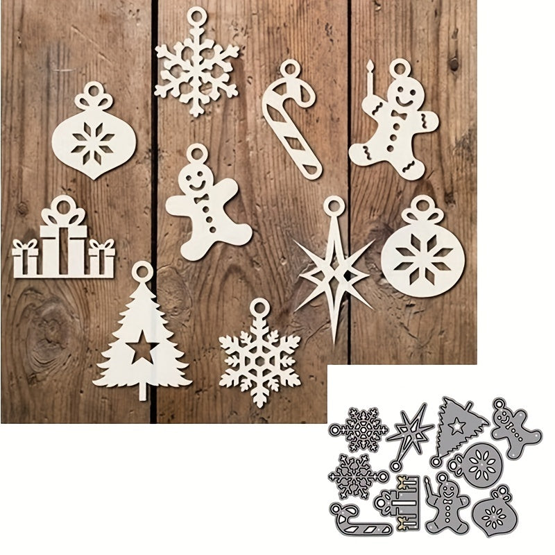 Christmas Elements Metal Die Cuts Card Making Cutting Dies DIY Scrapbooking