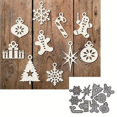 Christmas Elements Metal Die Cuts Card Making Cutting Dies DIY Scrapbooking