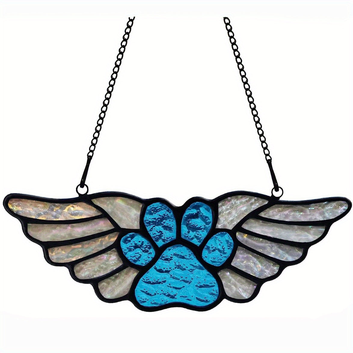 Pet Paw Print Hanging Ornament for Windows - Dog Memorial