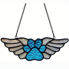 Pet Paw Print Hanging Ornament for Windows - Dog Memorial