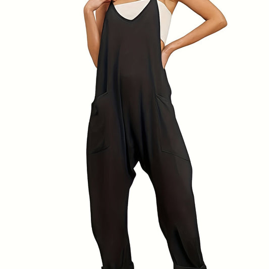 Casual Spaghetti Strap Jumpsuit for Women