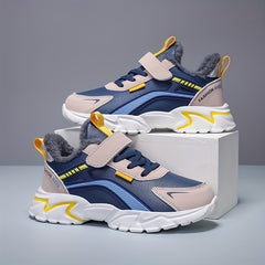 Boys Fleece Sneakers Lightweight Anti Slip Shoes