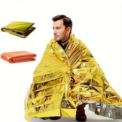 5PCS Emergency Mylar Thermal Waterproof Blankets - 83 Inches