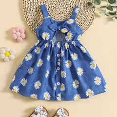 Baby Girl Daisy Floral Strap Sundress