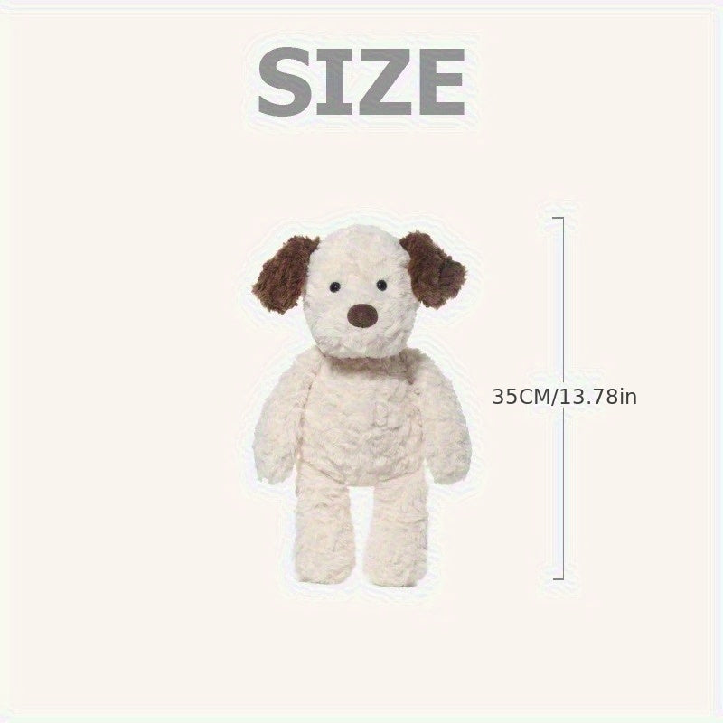 13.78inch Puppy Plush Toy Pillow Soft and Fluffy Room Decoration Birthday Gift