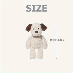 13.78inch Puppy Plush Toy Pillow Soft and Fluffy Room Decoration Birthday Gift