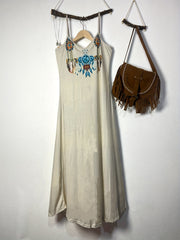 Geo Print V-Neck Cami Dress