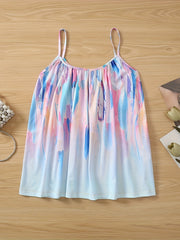 Colorful Printed Cami Top Sleeveless Summer Top