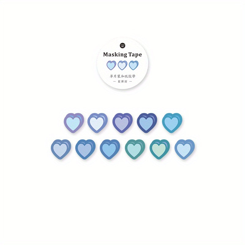 Heart Decoration Washi Masking Tape for Scrapbooking Stationary School Supplies