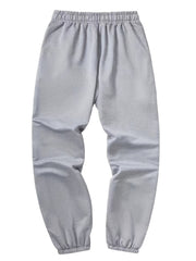 Bunny Print Drawstring Sweatpants Loose Fit Joggers Men's Casual Pants
