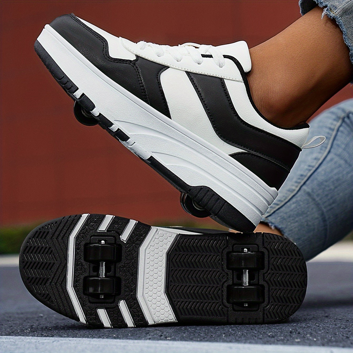 Girl's Roller Shoes Comfy Detachable Wheel Skate Sneakers