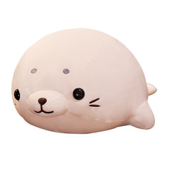 Ocean Series Aquarium Down Lying Seal Plush Toy Doll
