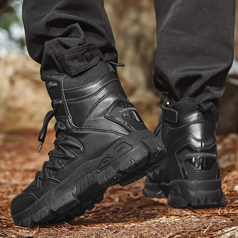 Men's High Top Hiking Shoes Non Slip Thermal Boots