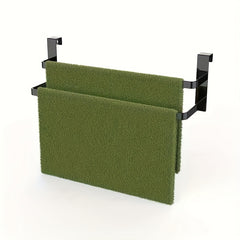2pcs Cabinet Door Hanger Towel Rack Clothes Storage Bracket