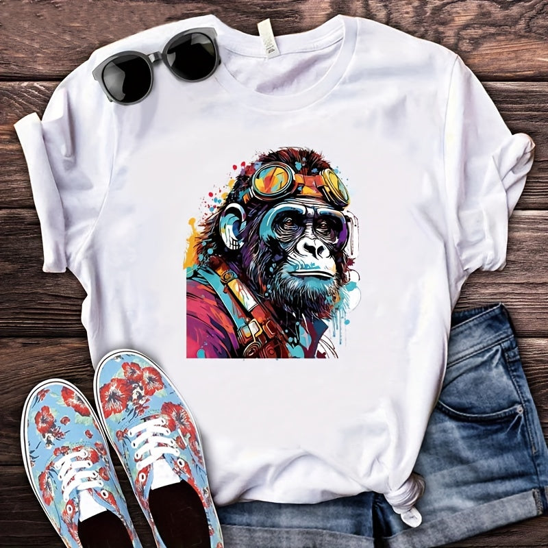 6pcs Animals DIY Iron On Transfer Stickers For T-shirts Jackets Jeans