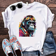 6pcs Animals DIY Iron On Transfer Stickers For T-shirts Jackets Jeans