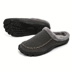 Men's Warm Slip On Household Slippers