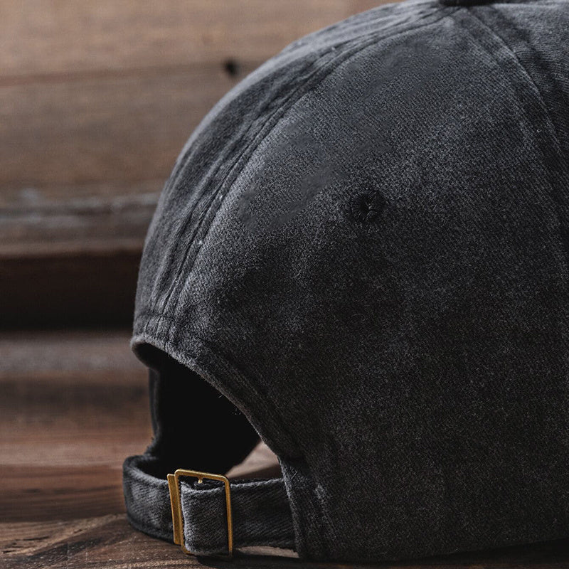 Men's Embroidered Washed Baseball Cap