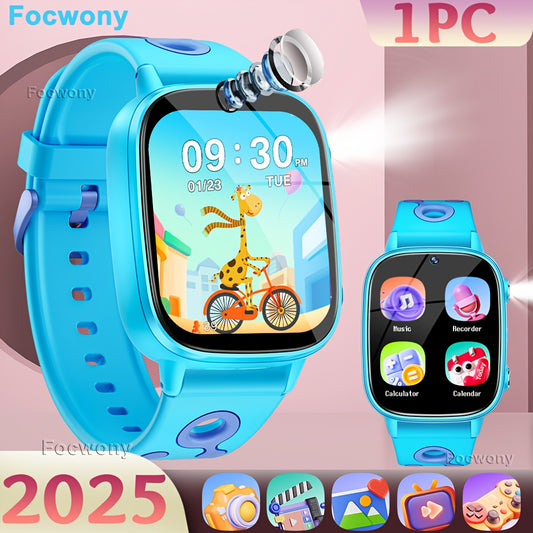 Focwony Kids Smart Watch with 26 Games Camera Music Player Pedometer