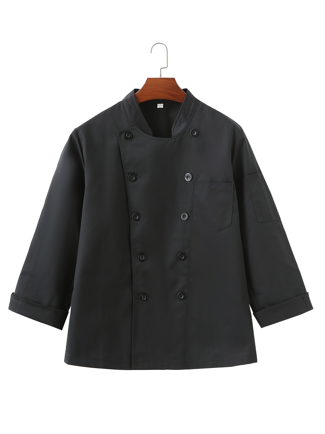 Long Sleeves Button Boat Neck Work Overalls For Chef