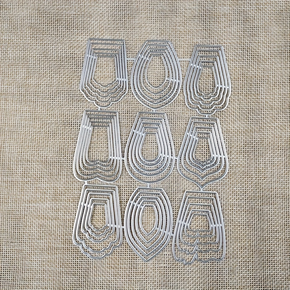 9 Flower Metal Cutting Dies Scrapbooking DIY Card Making