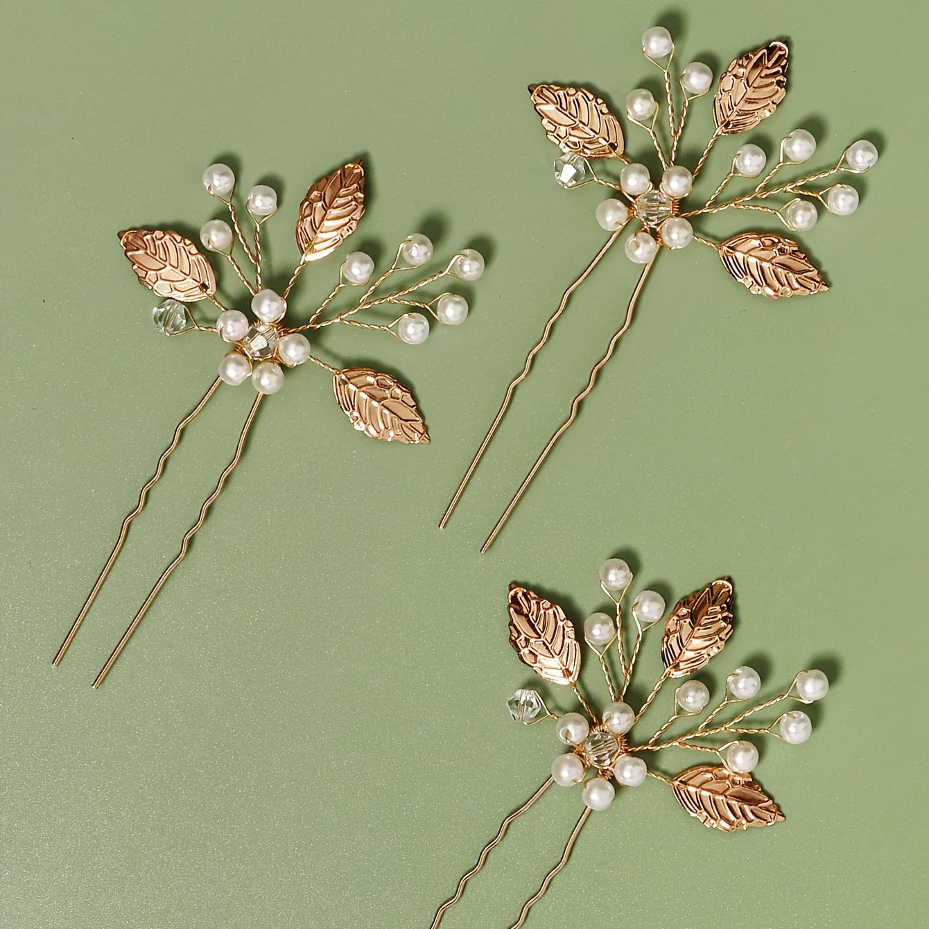 Golden Bridal Hair Comb Wedding Hair Accessories