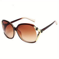 Oversized Camellia Flower Sunglasses UV400