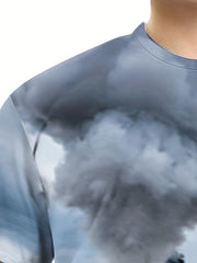 Boy's 3D Train Graphic T shirt Casual Tee Kid's Clothing