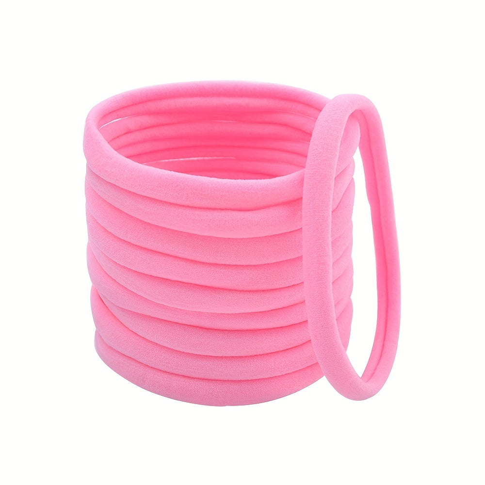 25pcs Girl's Hair Loop Set, 8-13cm, Multiple Headwear Accessories