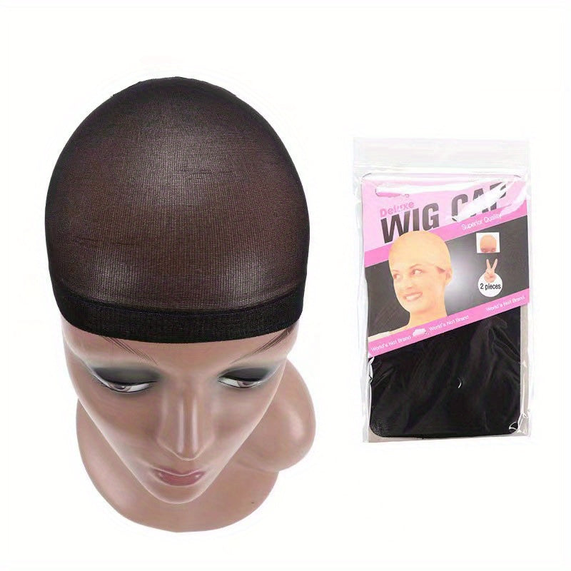 2 Pcs Wig Cap Hair Net Mesh Caps For Making Wigs Size