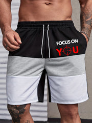 Spade A Print Men's Drawstring Shorts