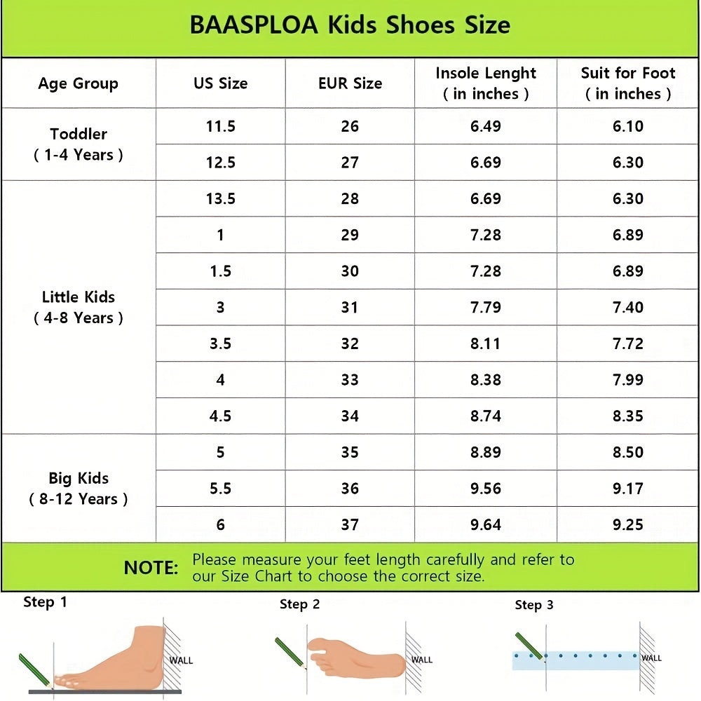 Kids Lightweight Knit Sneakers for School Sports