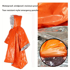 Emergency Raincoat for Outdoor Activities Waterproof Poncho