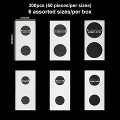 300-1200pcs Coin Collectors' Sleeves with Flip Cover