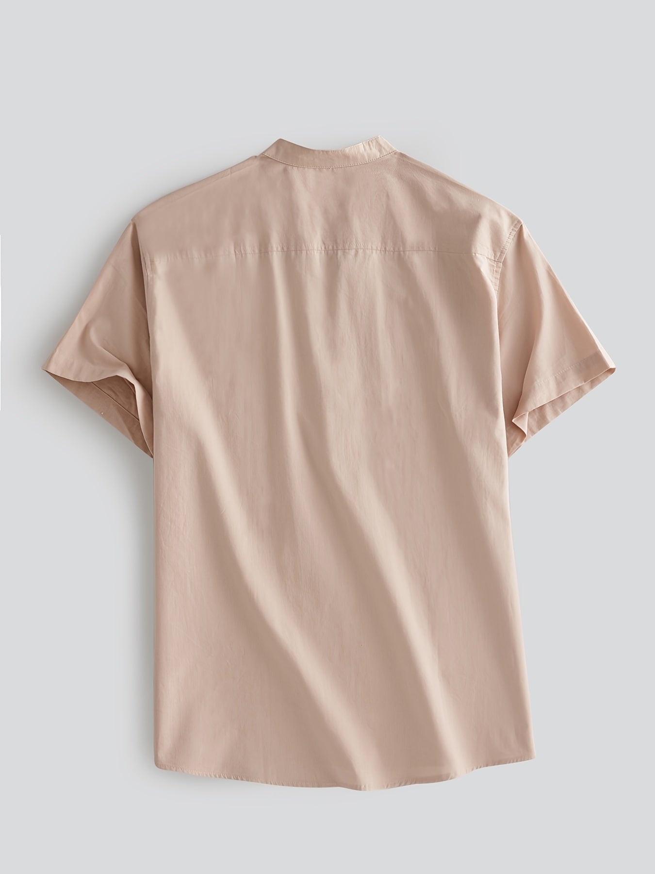 Men's Casual Short Sleeve Button Down Shirt