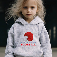 2pcs Helmet Print Girls Hoodies Jogger Pants Set For Sports