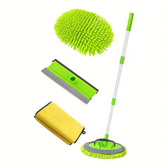 Retractable Aluminum Motor Home Cleaning Cloth with Spare Head Cover