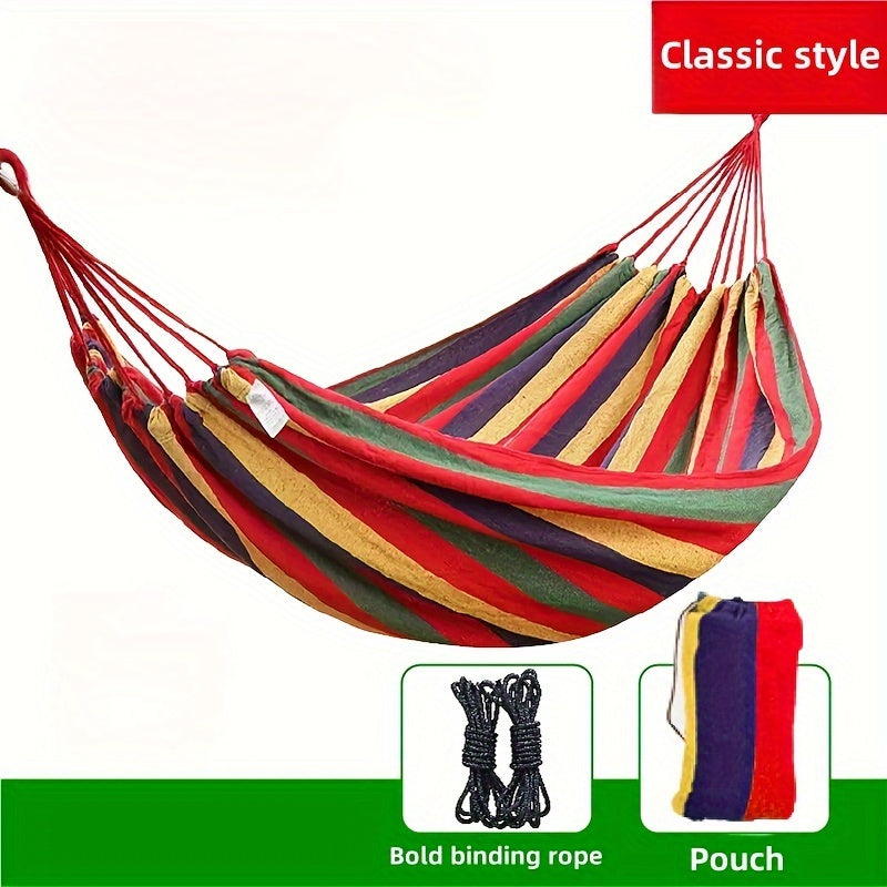Thickened Canvas Hammock Swing Chair for Outdoor Camping