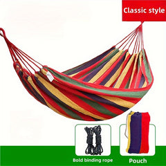 Thickened Canvas Hammock Swing Chair for Outdoor Camping