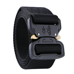Nylon Tactical Belt Quick Release Buckle Elastic