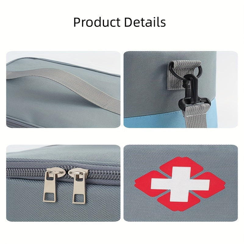 Emergency Trauma Medical Bag Large Capacity Travel Portable Medicine Storage Bag