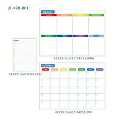 5pcs 10pcs Magnetic Monthly Plan Weekly Plan Note Card Set Refrigerator Sticker