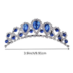 Crystal Queen Crown Birthday Tiara Prom Quinceanera Rhinestone Wedding