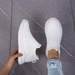 Girl's Comfy Non Slip Sock Shoes - Breathable Sneakers