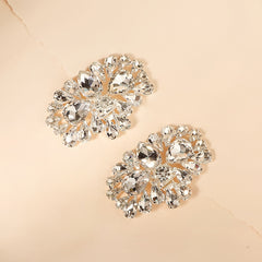 Crystal Shoe Clips Rhinestone Shoe Buckles Women DIY Shoe Decoration