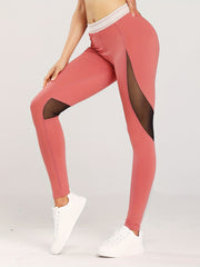 High Waist Butt Lifting Mesh Yoga Leggings