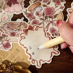 30pcs Special shaped Note Book Writable Note Paper Journal Material Notepad