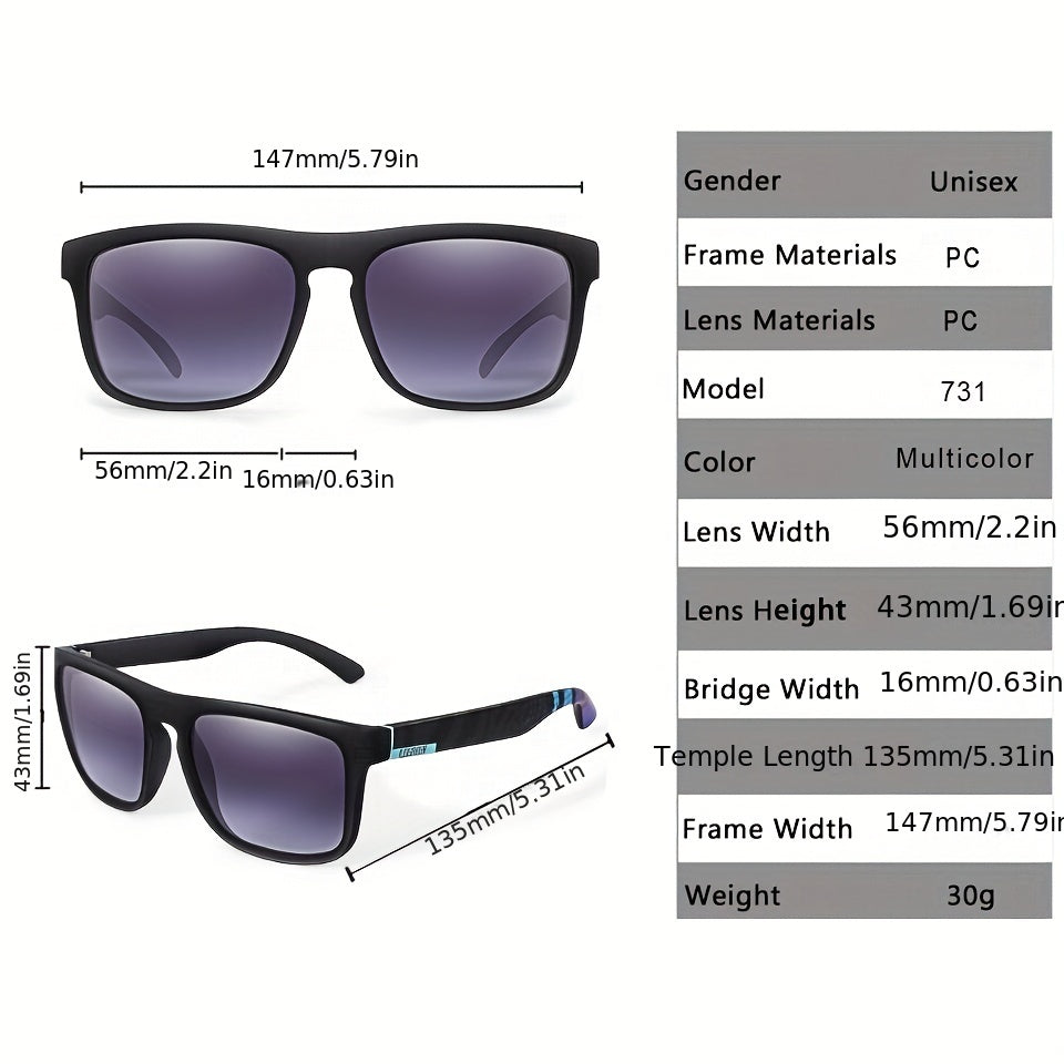 LOISRUBY UV400 Polarized Sunglasses For Men Fishing Camping Hiking Driving