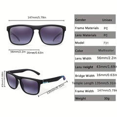 LOISRUBY UV400 Polarized Sunglasses For Men Fishing Camping Hiking Driving